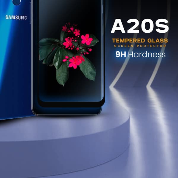 Samsung Galaxy A20s - Härdat Glas 9H - Super Kvalitet 3D Skärmskydd