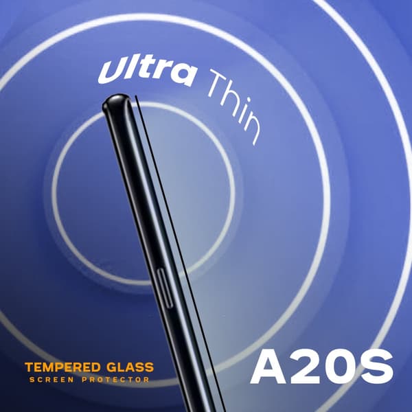 Samsung Galaxy A20s - Härdat Glas 9H - Super Kvalitet 3D Skärmskydd