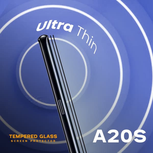 2-Pack Samsung Galaxy A20s - Härdat Glas 9H - Super Kvalitet 3D Skärmskydd