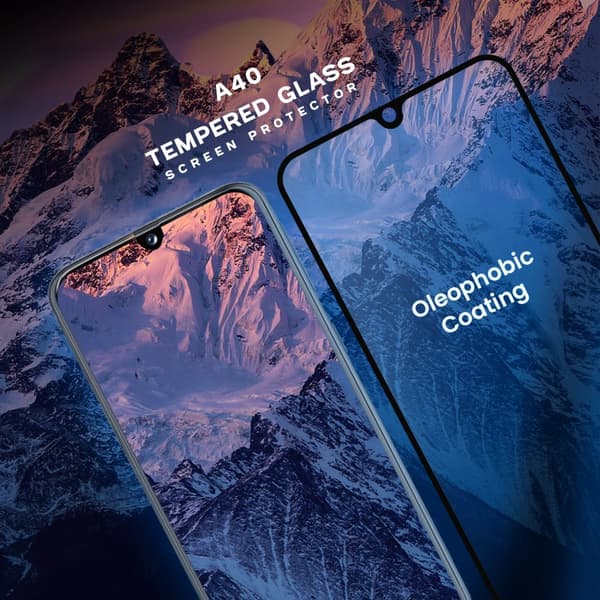 Samsung Galaxy A40 - Härdat Glas 9H - Super Kvalitet 3D Skärmskydd