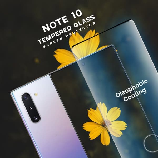 Samsung Galaxy Note 10 - Härdat Glas 9H - Super Kvalitet 3D Skärmskydd