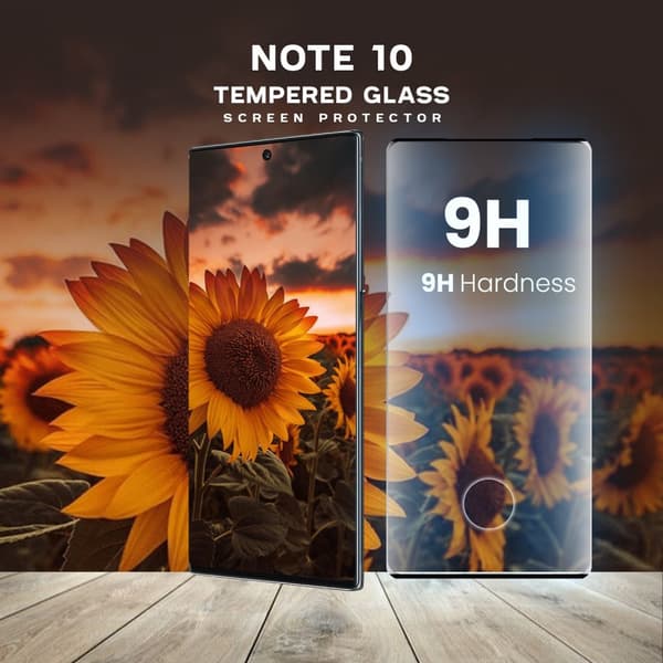 Samsung Galaxy Note 10 - Härdat Glas 9H - Super Kvalitet 3D Skärmskydd