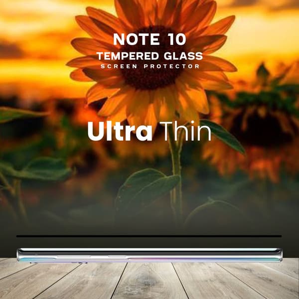 Samsung Galaxy Note 10 - Härdat Glas 9H - Super Kvalitet 3D Skärmskydd