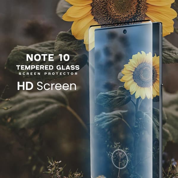 Samsung Galaxy Note 10 - Härdat Glas 9H - Super Kvalitet 3D Skärmskydd