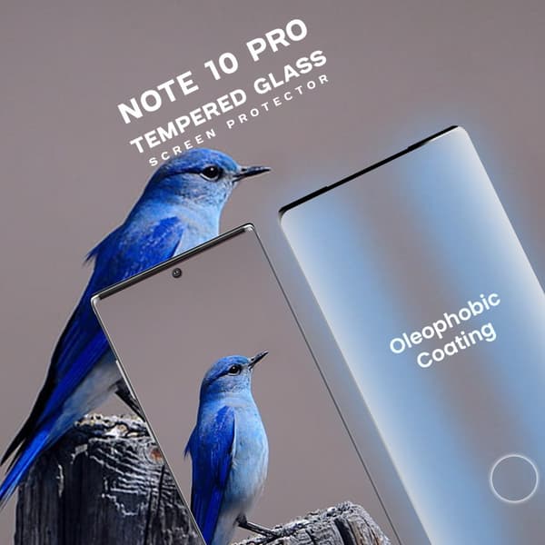 Samsung Galaxy Note 10 Pro - Härdat glas 9H - Super kvalitet 3D Skärmskydd