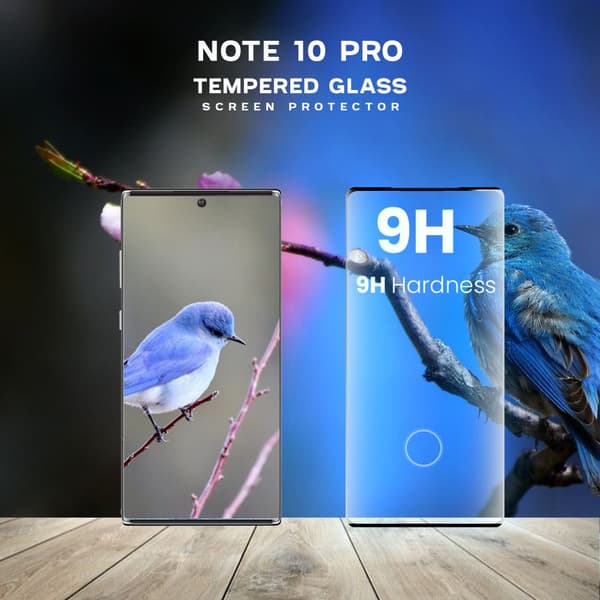 Samsung Galaxy Note 10 Pro - Härdat glas 9H - Super kvalitet 3D Skärmskydd