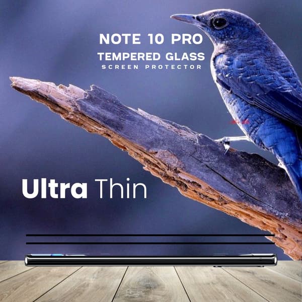 2-Pack Samsung Galaxy Note 10 Pro - Härdat glas 9H-Super kvalitet 3D Skärmskydd