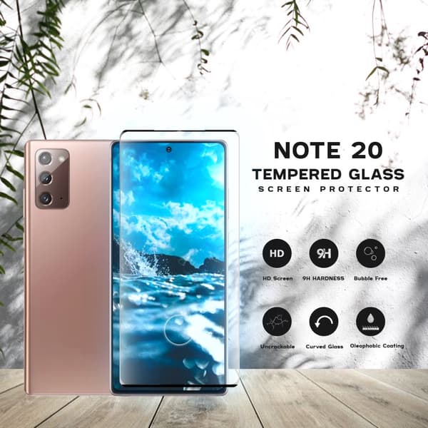 Samsung Galaxy Note 20 - Härdat glas 9H - Super kvalitet 3D Skärmskydd