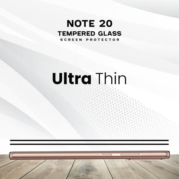 2-Pack Samsung Galaxy Note 20 - Härdat glas 9H-Super kvalitet 3D Skärmskydd