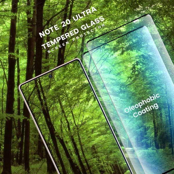 2-Pack Samsung Galaxy Note 20 ULTRA - Härdat glas 9H-Super kvalitet 3D Skärmskydd
