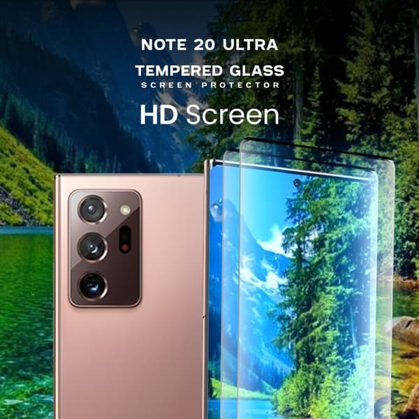 2-Pack Samsung Galaxy Note 20 ULTRA - Härdat glas 9H-Super kvalitet 3D Skärmskydd