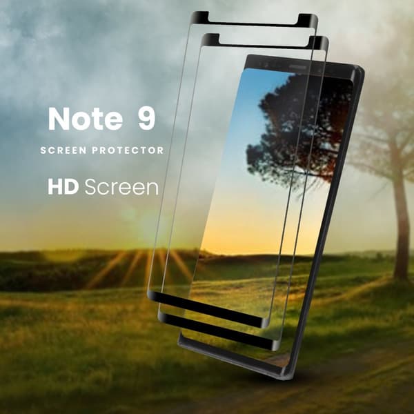 2-Pack Samsung Galaxy Note 9 - Härdat glas 9H-Super kvalitet 3D Skärmskydd