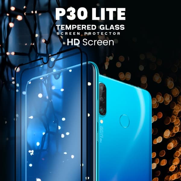 2-Pack Huawei P30 Lite - Härdat glas 9H – 3D Super kvalitet skärmskydd