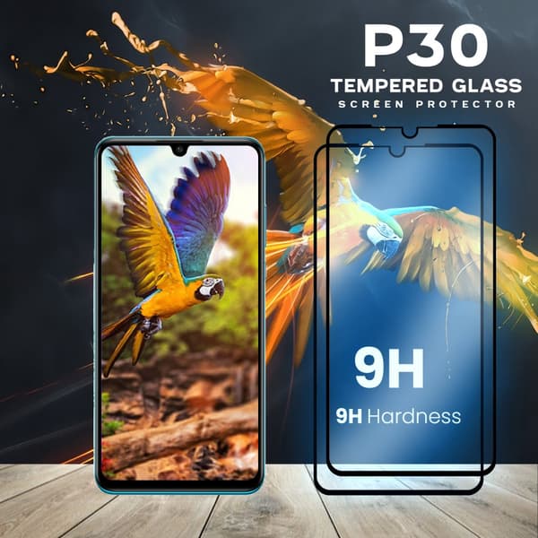 2-Pack Huawei P30 - Härdat glas 9H – 3D Super kvalitet Skärmskydd