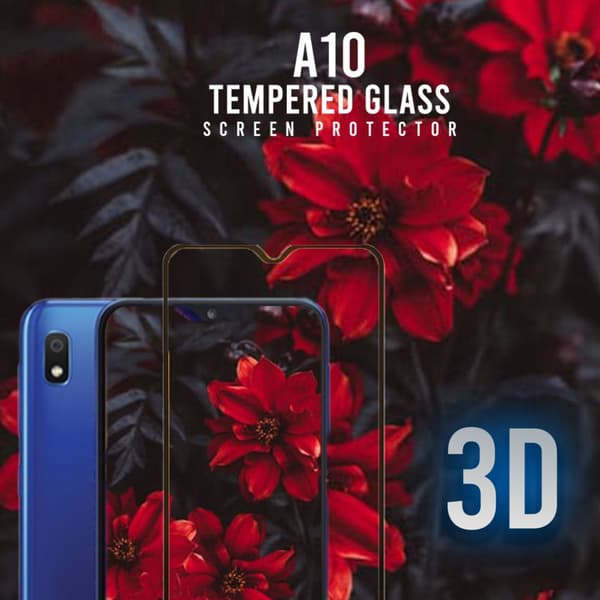 Samsung Galaxy A10 - Härdat Glas 9H - Super Kvalitet 3D Skärmskydd