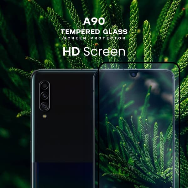 Samsung Galaxy A90 - Härdat Glas 9H - Super Kvalitet 3D Skärmskydd