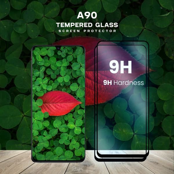 2 Pack Samsung Galaxy A90 - Härdat Glas 9H - Super kvalitet 3D Skärmskydd