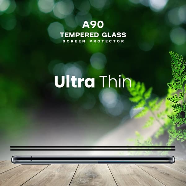 2 Pack Samsung Galaxy A90 - Härdat Glas 9H - Super kvalitet 3D Skärmskydd