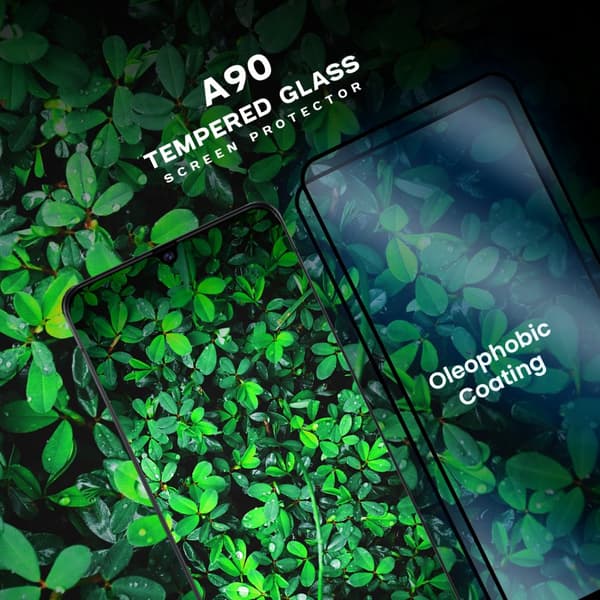2 Pack Samsung Galaxy A90 - Härdat Glas 9H - Super kvalitet 3D Skärmskydd