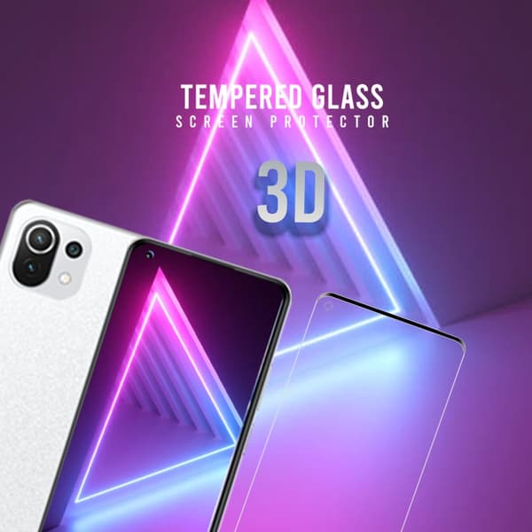 Xiaomi 11 - Härdat glas-9H - Super kvalitet 3D Skärmskydd