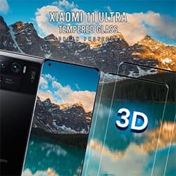 2-Pack Xiaomi 11 ULTRA - Härdat Glas 9H - Super Kvalitet 3D Skärmskydd
