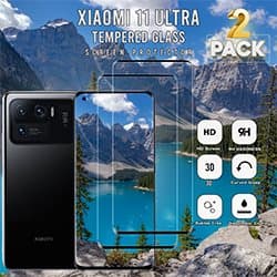 2-Pack Xiaomi 11 ULTRA - Härdat Glas 9H - Super Kvalitet 3D Skärmskydd