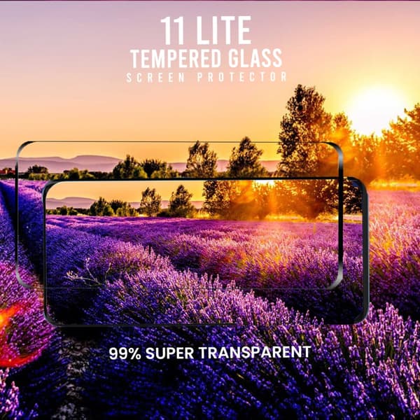 Xiaomi 11 LITE - Härdat Glas 9H - Super Kvalitet 3D Skärmskydd