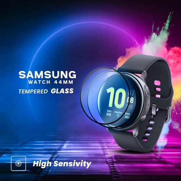 2 Pack Samsung Watch 44mm - Härdat glas 9H - Super kvalitet 3D Skärmskydd