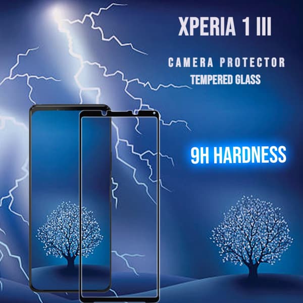 Sony Xperia 1 III - Härdat glas 9H-Super Kvalitet 3D Skärmskydd