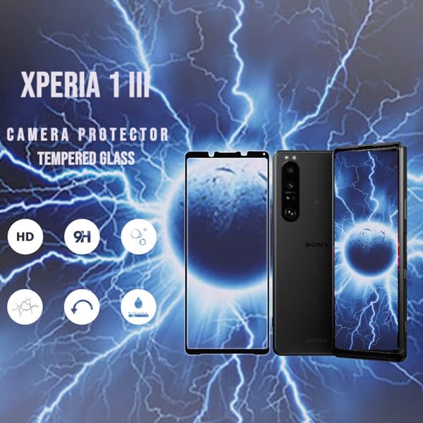 Sony Xperia 1 III - Härdat glas 9H-Super Kvalitet 3D Skärmskydd