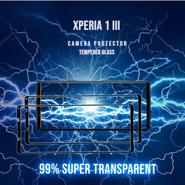 2 Pack Sony Xperia 1 III - Härdat glas 9H - Super Kvalitet 3D Skärmskydd