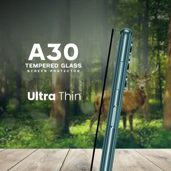 Samsung Galaxy A30 - Härdat Glas 9H - Super Kvalitet 3D Skärmskydd