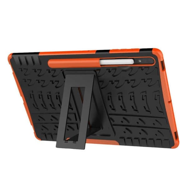 Stødbestandigt cover med stativ Samsung Galaxy Tab S8 Plus 12.7 - Orange