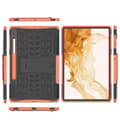 Miniatyrbillede 2 af 5: Stødbestandigt cover med stativ Samsung Galaxy Tab S8 Plus 12.7 - Orange