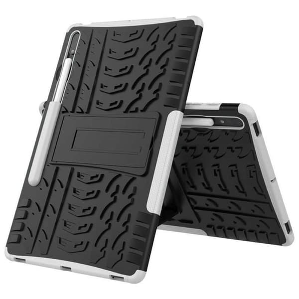 Stødbestandigt cover med stativ Samsung Galaxy Tab S8 Plus 12.7 - Hvid
