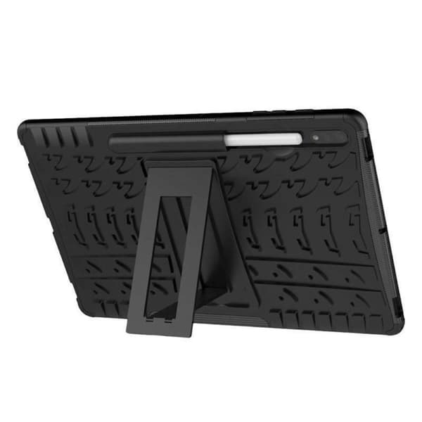Stødbestandigt cover med stativ Samsung Galaxy Tab S8 Plus 12.7 - Sort