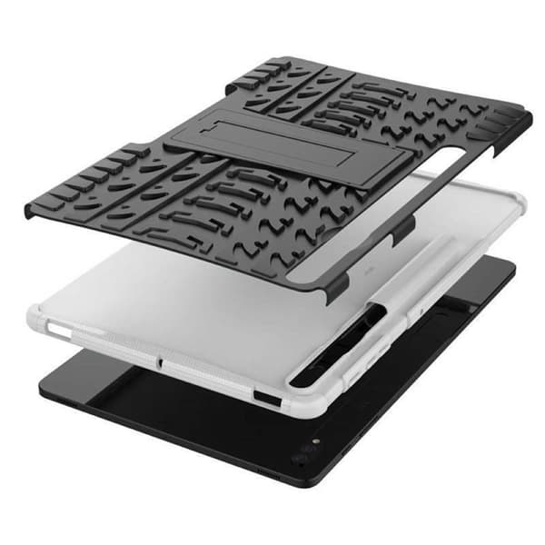 Stødbestandigt cover med stativ Samsung Galaxy Tab S8 11.0 - Hvid