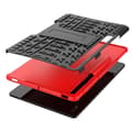 Miniatyrbillede 4 af 5: Stødbestandigt cover med stativ Samsung Galaxy Tab S8 11.0 - Rød