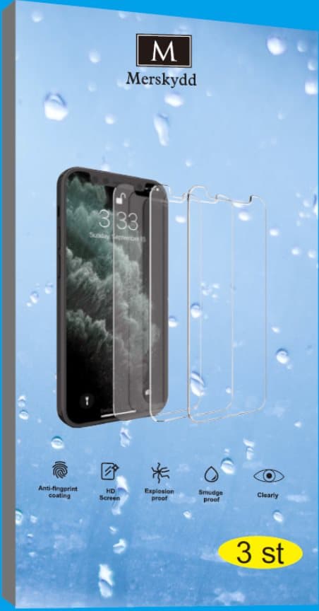 6 st skärmskydd för iphone 11/Xr