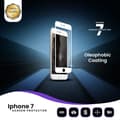 Miniatyrbild 3 av 5: Iphone 7 Vit - 9H Härdat Glas - 3D Skärmskydd