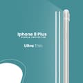 Miniatyrbild 5 av 5: 2-PACK Iphone 8 plus Vit - 9H Härdat Glas - 3D Skärmskydd