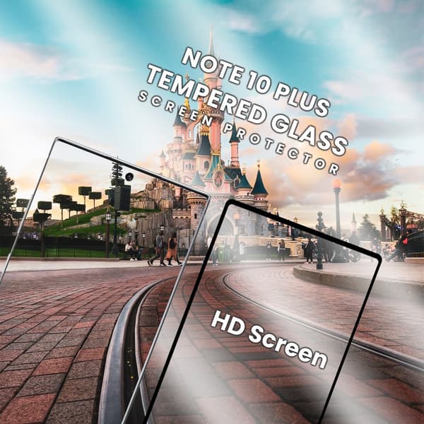 Samsung Galaxy Note 10 Plus- Härdat glas 9H - Super kvalitet 3D Skärmskydd
