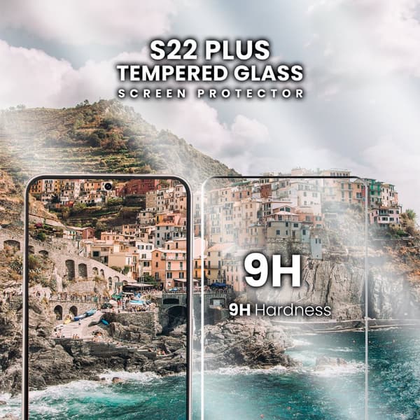 Samsung Galaxy S22 Plus - Härdat Glas 9H - Super Kvalitet 3D Skärmskydd