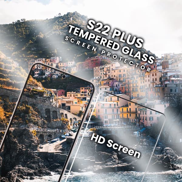 Samsung Galaxy S22 Plus - Härdat Glas 9H - Super Kvalitet 3D Skärmskydd