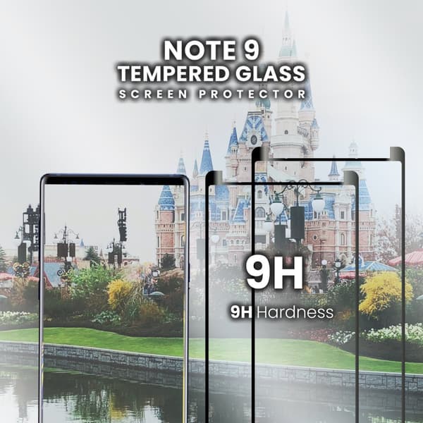 2-Pack Samsung Galaxy Note 9 - Härdat glas 9H-Super kvalitet 3D Skärmskydd
