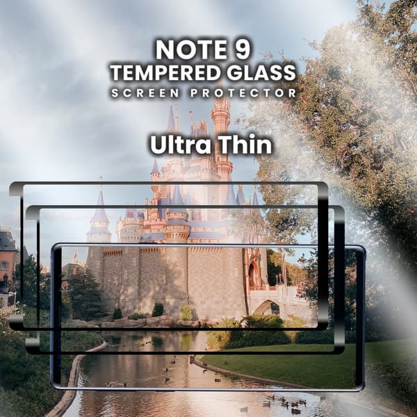 2-Pack Samsung Galaxy Note 9 - Härdat glas 9H-Super kvalitet 3D Skärmskydd