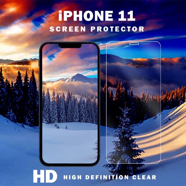 Iphone 11 - 9H Härdat glas - Super kvalitet -3D Skärmskydd