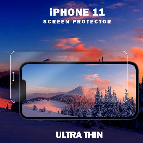 Iphone 11 - 9H Härdat glas - Super kvalitet -3D Skärmskydd