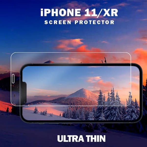 Iphone 11 XR - 9H Härdat glas - Super kvalitet -3D Skärmskydd