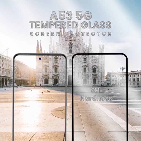 Samsung Galaxy A53 5G - Härdat glas 9H - Super kvalitet 3D